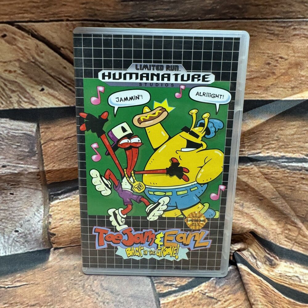 ToeJam & Earl Back in the Groove Nintendo Switch Limited Run EMPTY CASE NO GAME